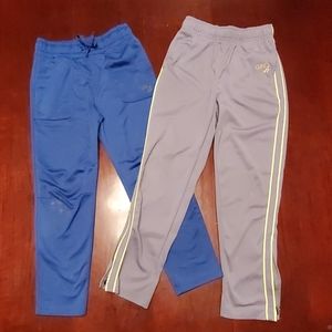 GapKids boys warm up pants, 2 pair, medium